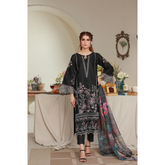 D002 - BLACK LAWNKARI 24