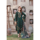 D003 BOTTLE GREEN - LAWNKARI 24