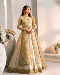 D007-f024: "Golden Gown: Embroidered Opulence
