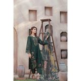 D003 BOTTLE GREEN - LAWNKARI 24