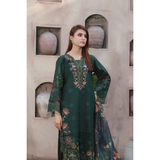 D003 BOTTLE GREEN - LAWNKARI 24