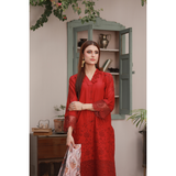 D004 - RED LAWNKARI 24"