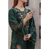 D003 BOTTLE GREEN - LAWNKARI 24