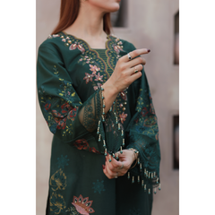 D003 BOTTLE GREEN - LAWNKARI 24