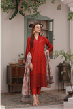 D004 - RED LAWNKARI 24"