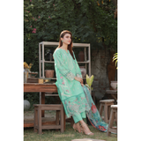 D006- AQUA LAWNKARI 24"