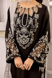 D002-E24 Black Long Shirt With Culotte