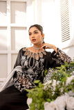 D002-E24 Black Long Shirt With Culotte