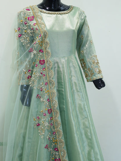 Iksha Pistachio Green Maxi From Clothere By Anam
