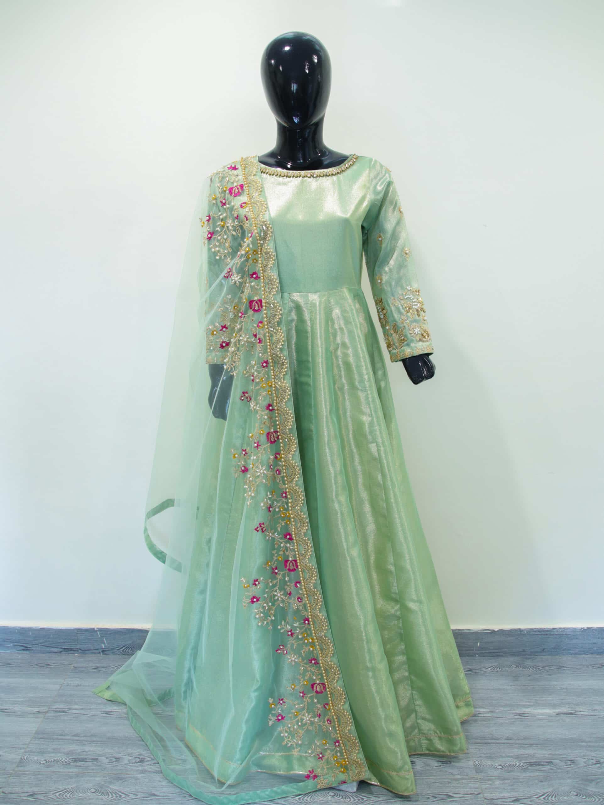Iksha Pistachio Green Maxi From Clothere By Anam