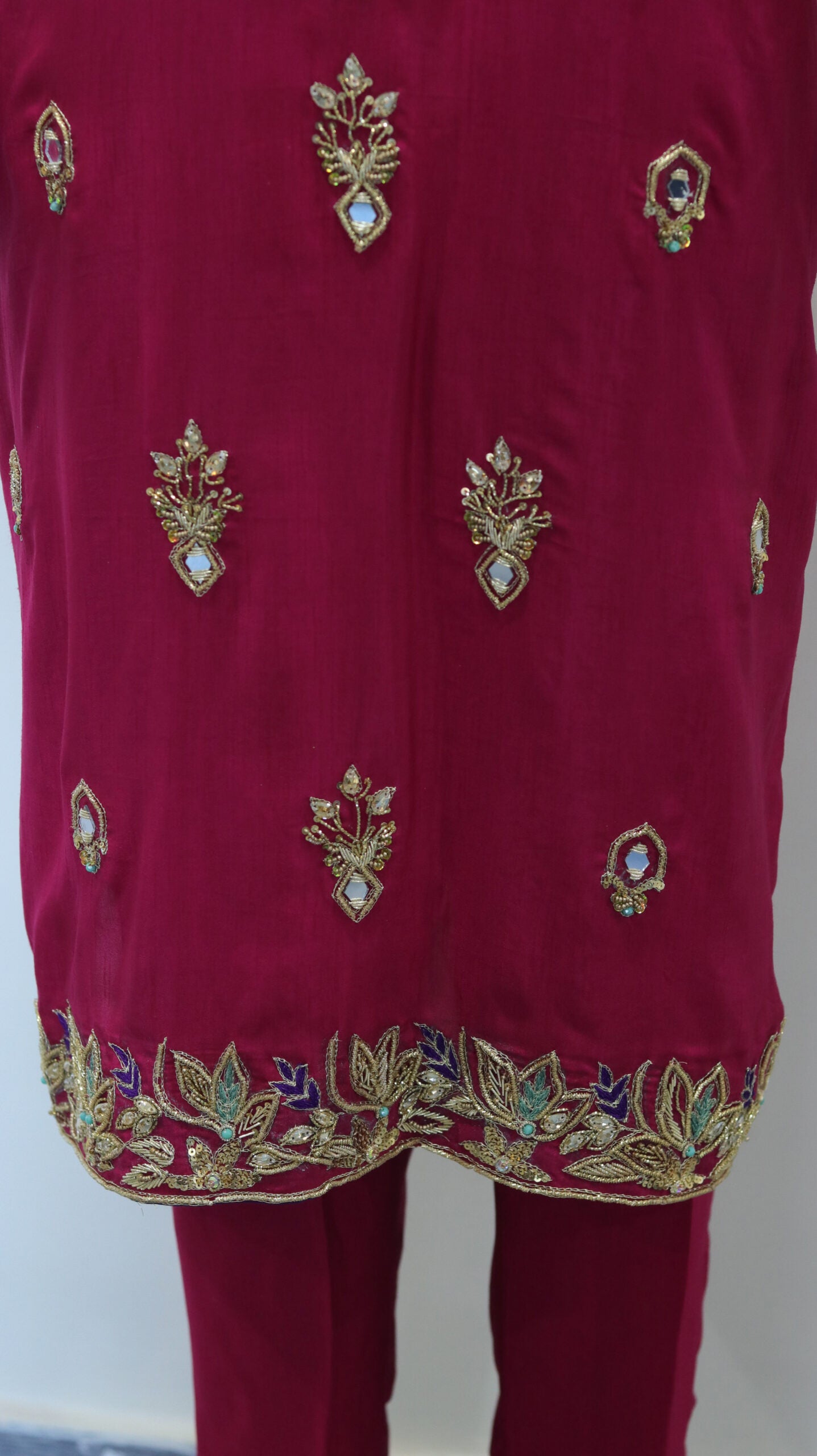 Singhar 3pcs Shocking Pink Dress From Clotherer By Anam